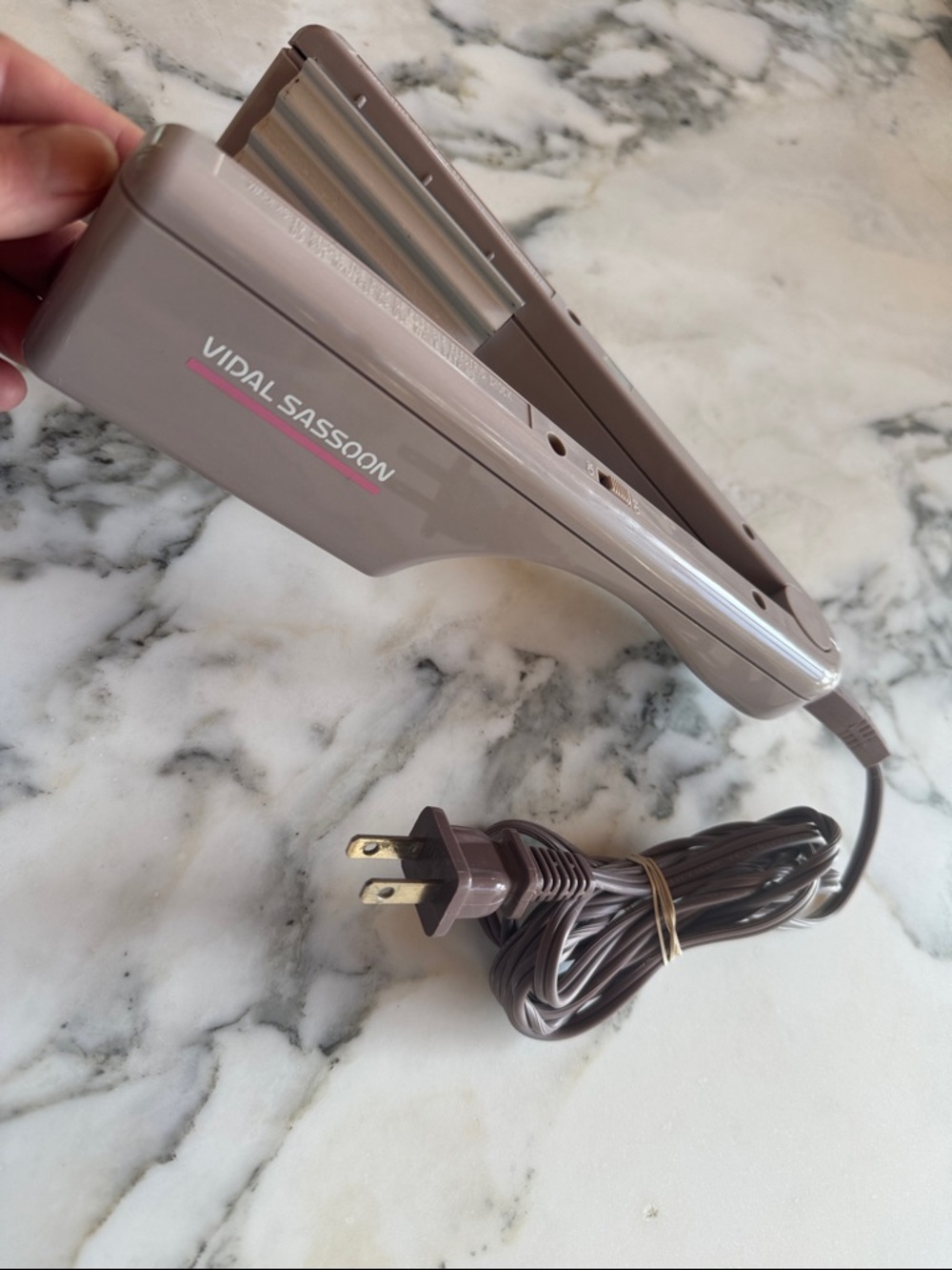 Vintage Vidal Sassoon Hair Crimper Light Purple 80s 90s Y2K Retro